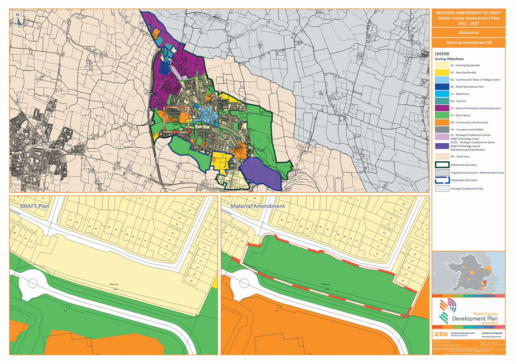 Proposed Amendment no 4 map