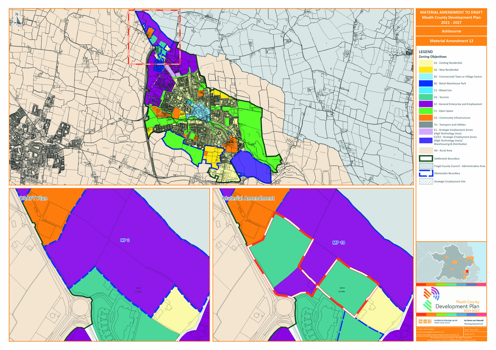 Proposed amendment number 12 map