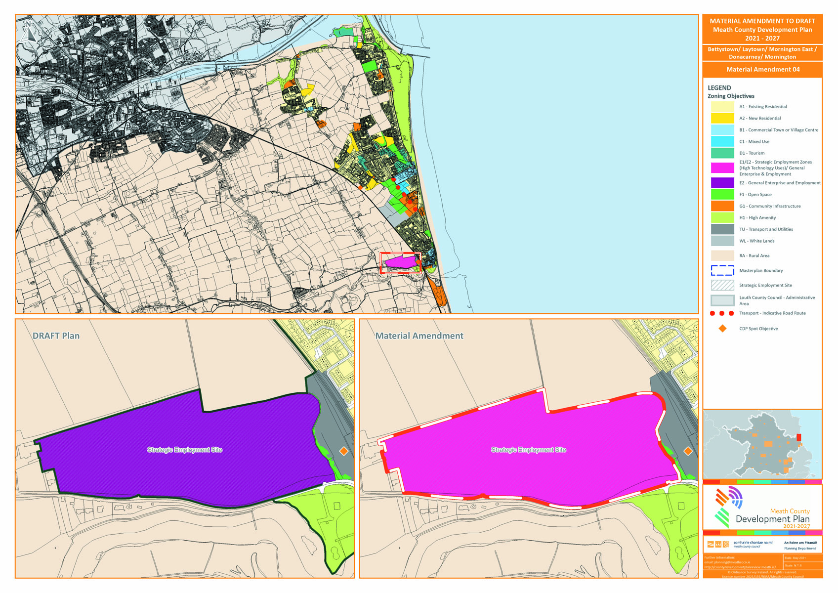 BLMD proposed amendment number 4 map