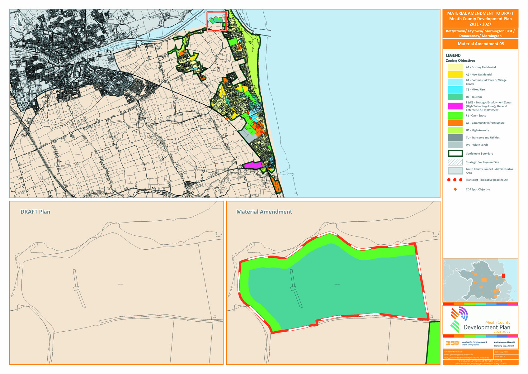 BLMD proposed amendment number 5 map