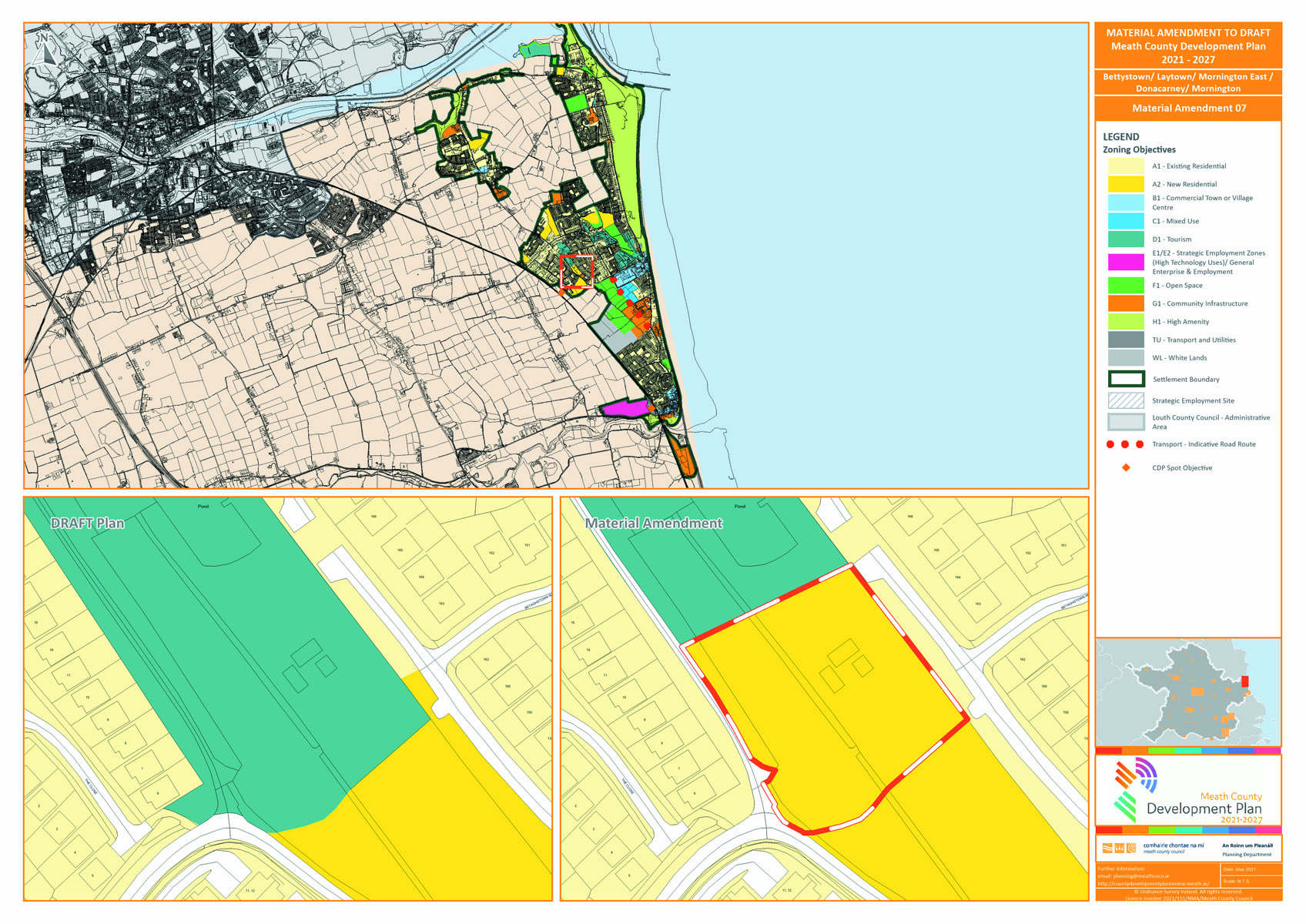BLMD Proposed amendment number 7 map