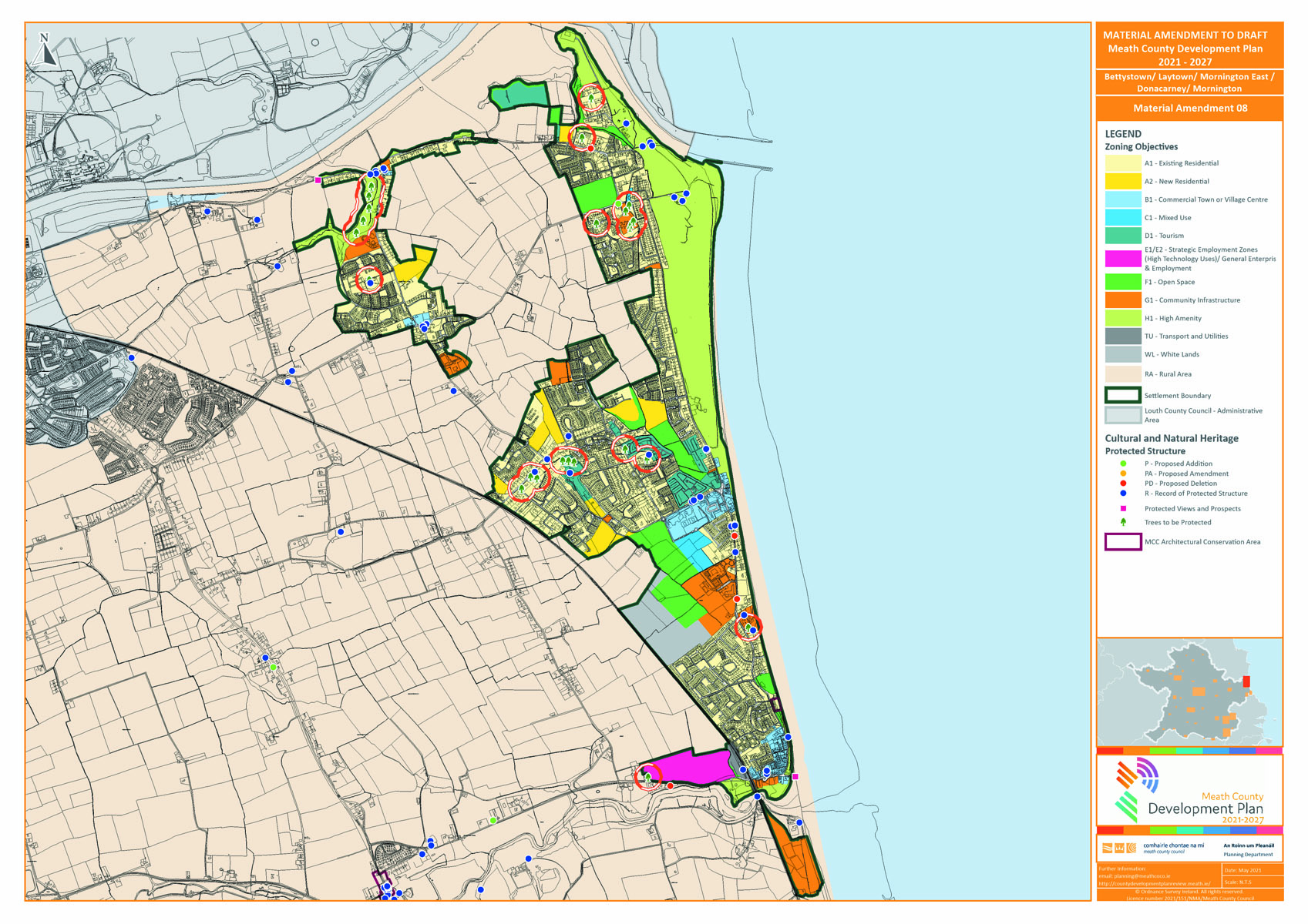 BLMD Proposed amendment number 8 map