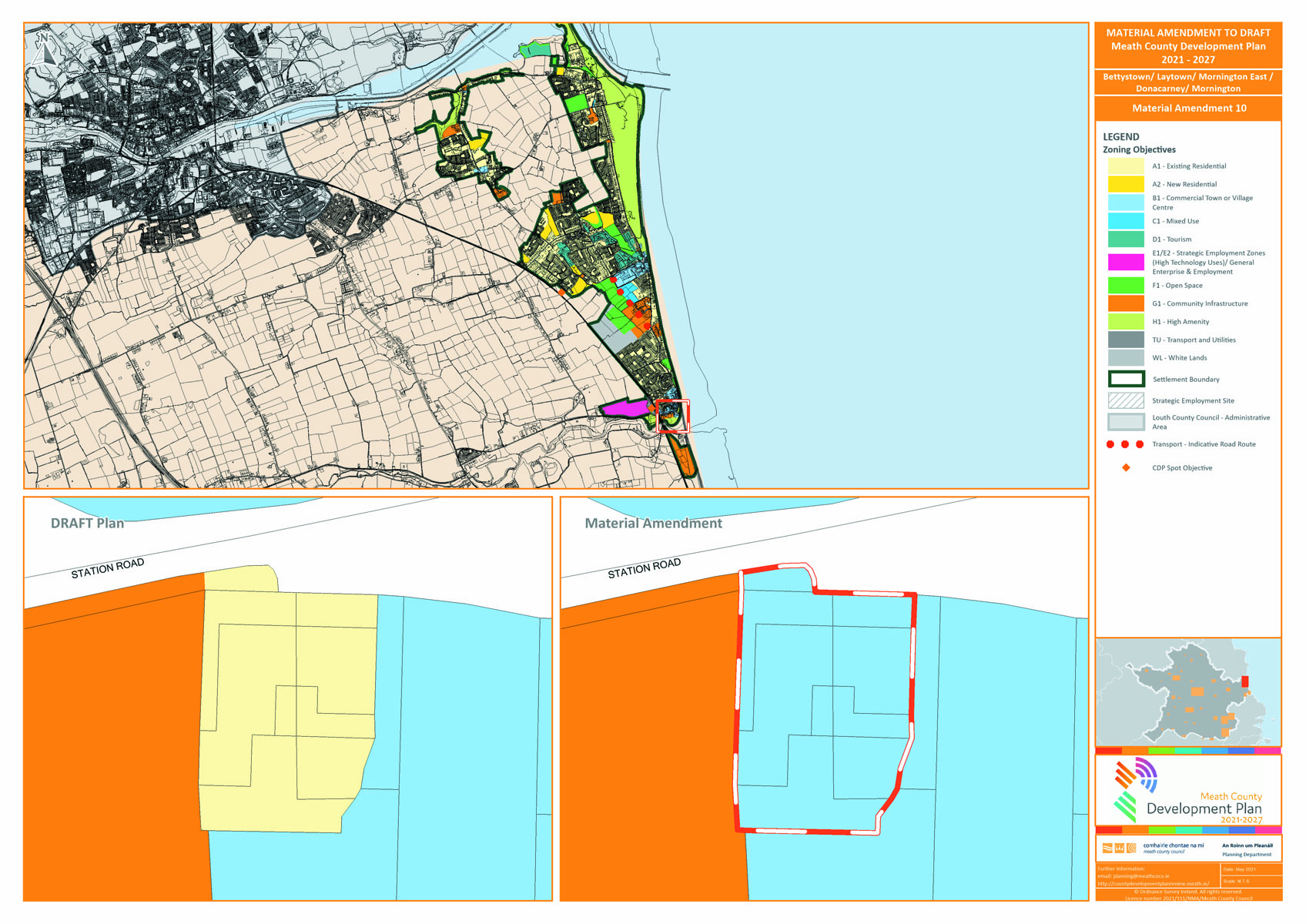 BLMD proposed amendment number 10 map