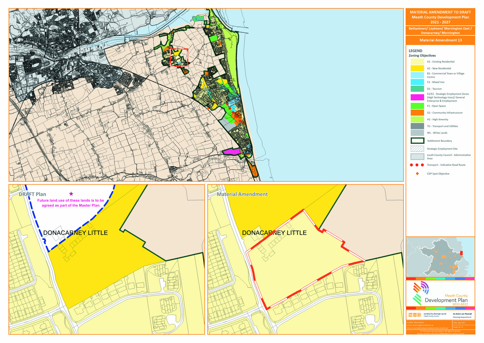 BLMD Proposed amendment number 13 map