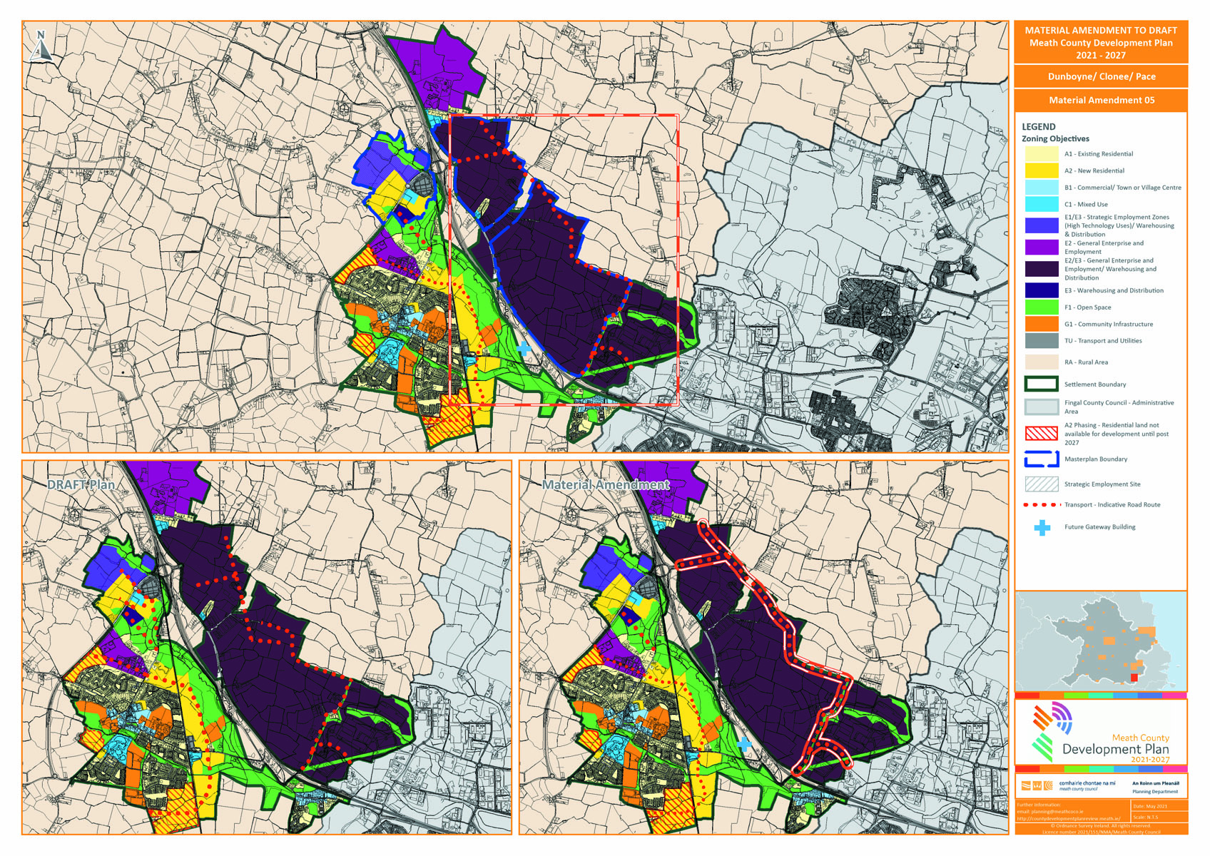 DCP proposed amendment number 5 map