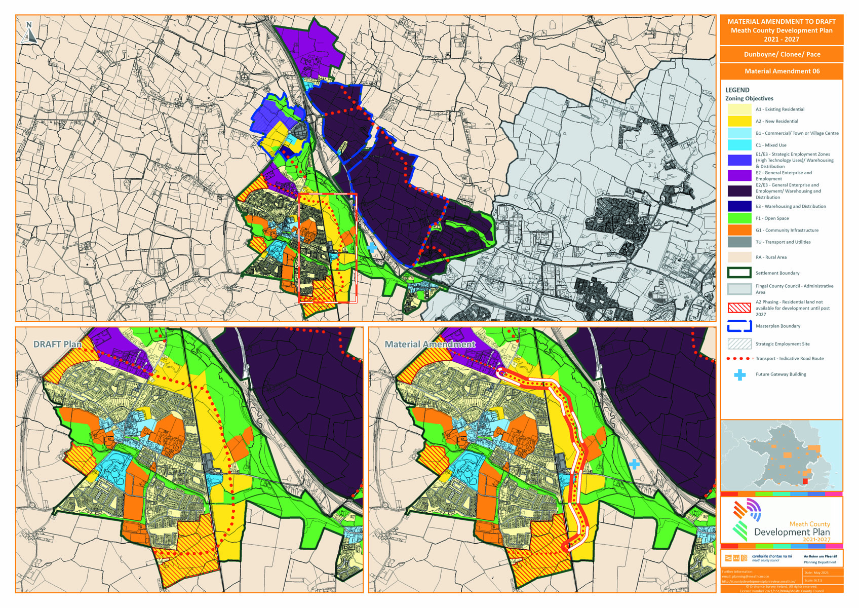 DCP proposed amendment number 6 map