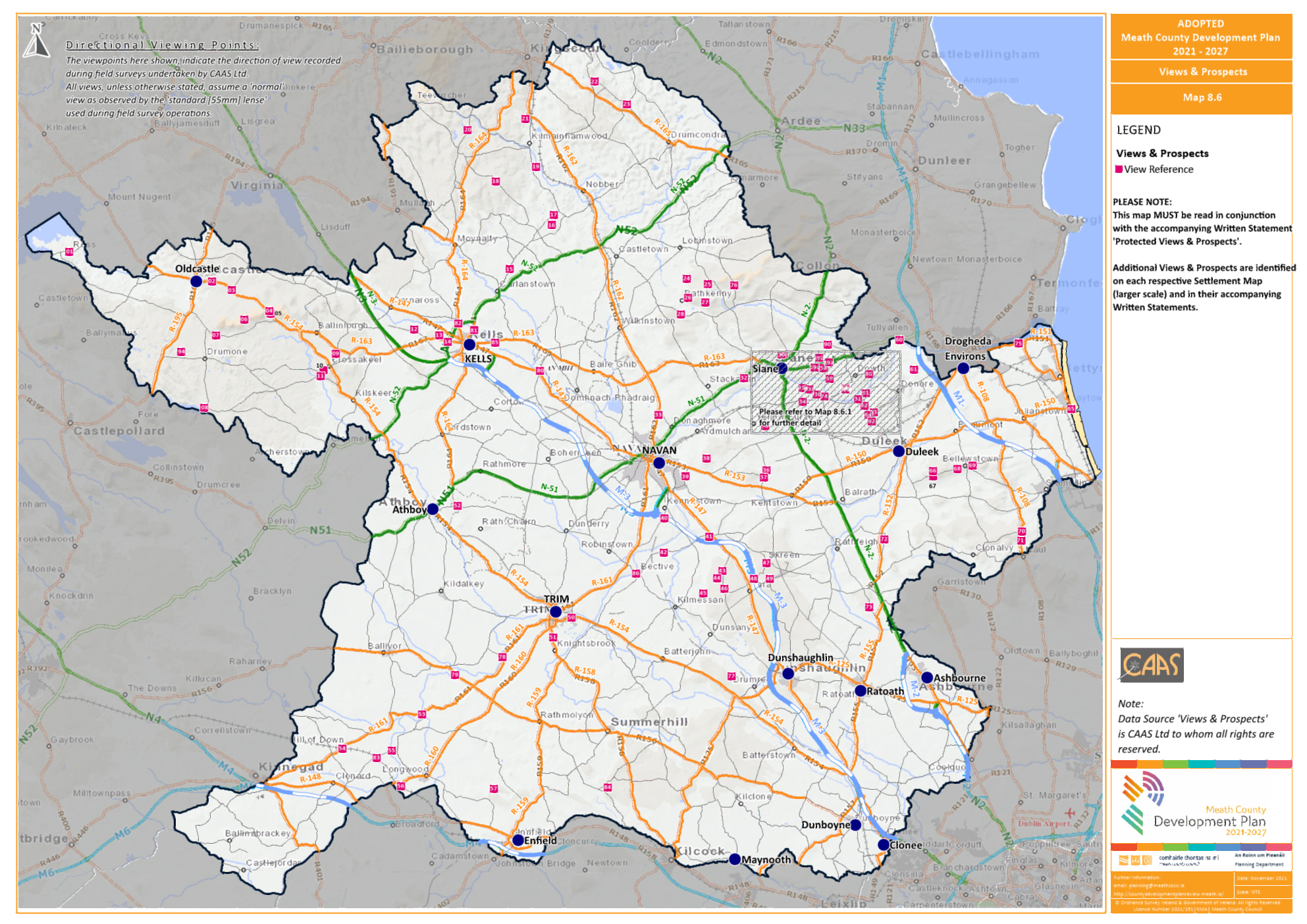 Map 8.6 Views and Prospects